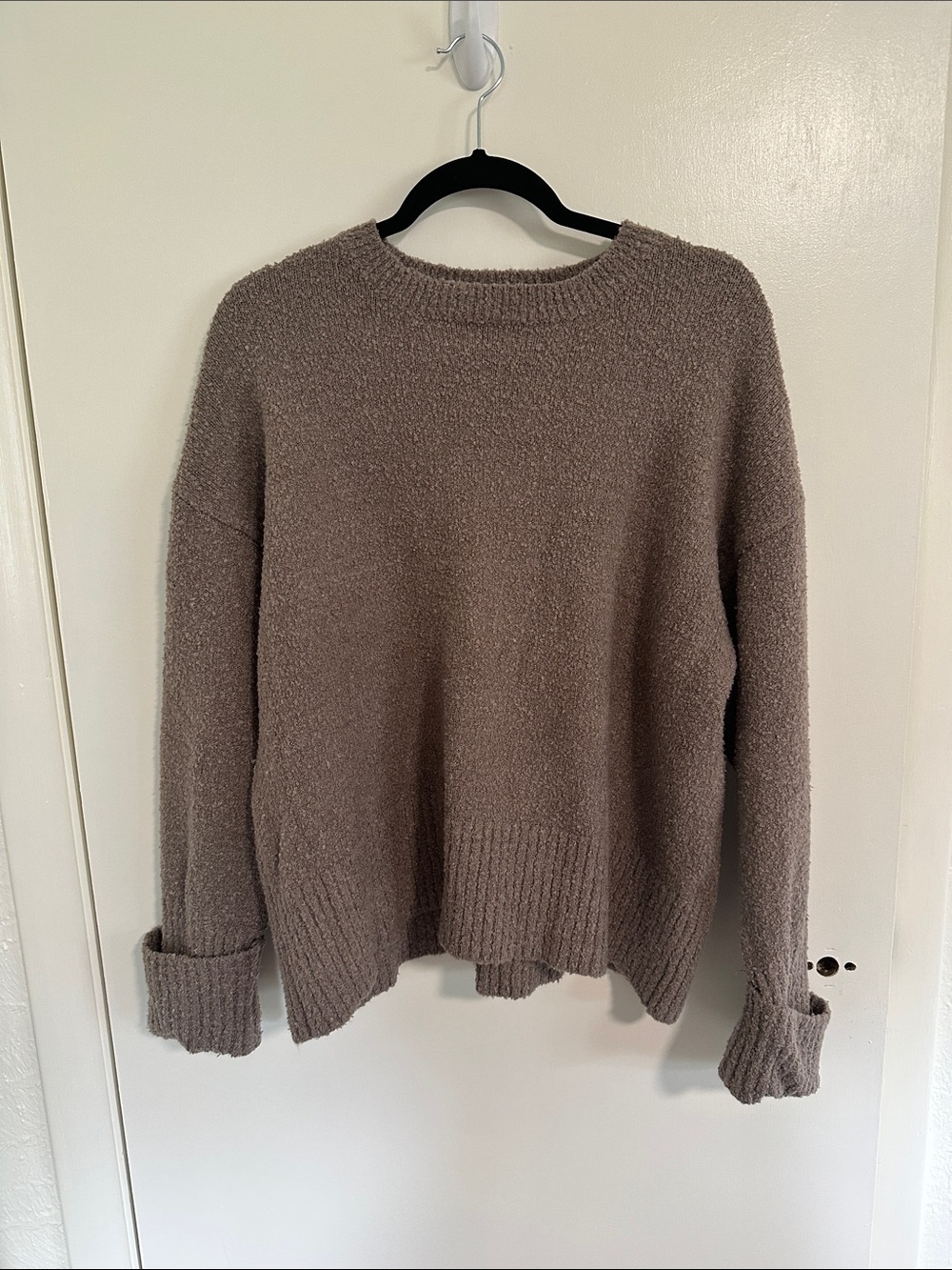 Illusory Relaxed Crewneck Sweater in Brown size Medium